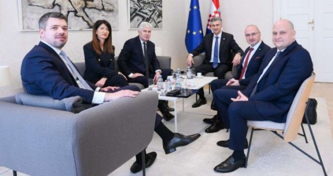 Čović s Plenkovićem: Ključno očuvanje političke stabilnosti i legitimno predstavljanje