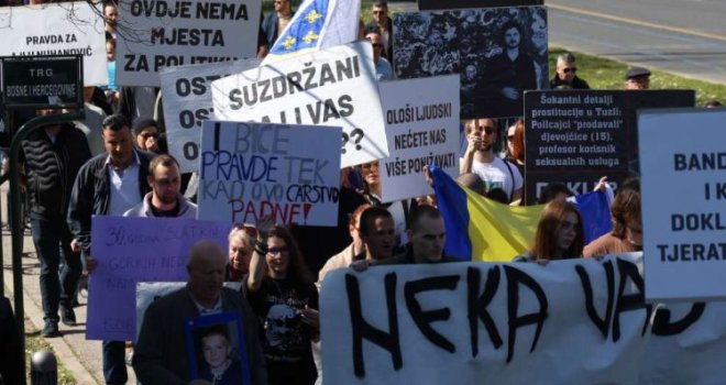 U Sarajevu održani deseti protesti zbog tramvajske nesreće: 'Nema odustajanja'