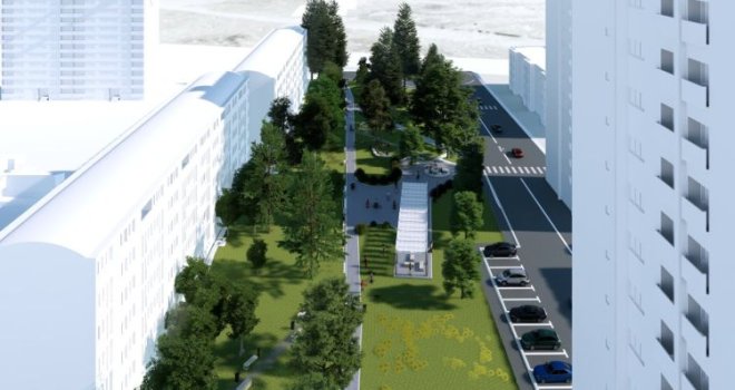 Evo kako će izgledati novi park na Trgu heroja u Sarajevu