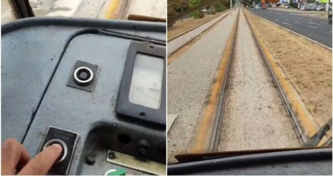 Vozač poslao snimak: Evo kako izgleda zaustavljanje 'sigurnosnom kočnicom' u starim tramvajima