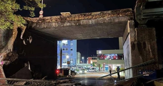 Obrušio se dio mosta na starom graničnom prijelazu Gradiška: Obustavljen saobraćaj
