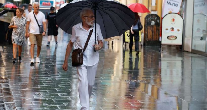 Pauza od sunca: Danas pljuskovi i grmljavina u većem dijelu BiH