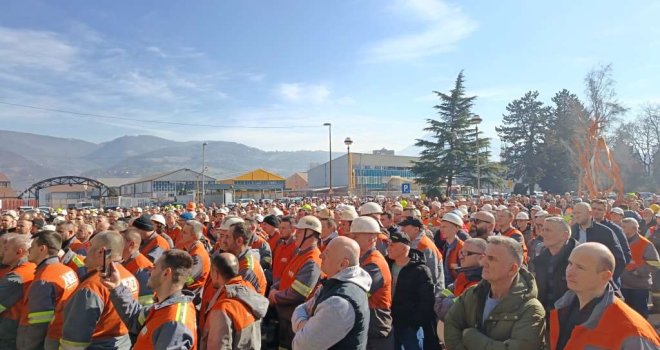 Dio radnika Nove Željezare Zenica stupio u radnički neposluh