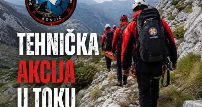 GSS u akciji: Na planini Prenj pronađeno beživotno tijelo, težak transport s nepristupačnog terena   