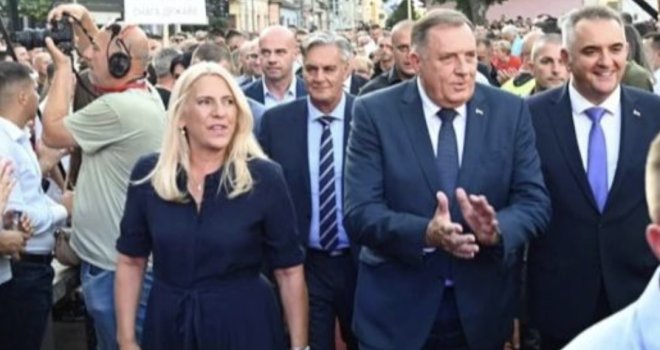 Dodik skandaloznim govorom započeo kampanju SNSD-a: 'Smeta nam granica na Drini i radimo na tome da ne postoji'