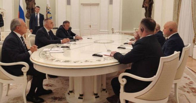 Dodik i Minić kod Putina: 'Zlo briselskih kancelarija osjećamo svaki dan'